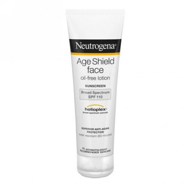Neutrogena, エイジシールドフェイス、オイルフリーサンスクリーン、SPF 110、3 fl oz (88 ml)