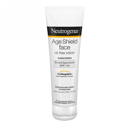Neutrogena, エイジシールドフェイス、オイルフリーサンスクリーン、SPF 110、3 fl oz (88 ml)