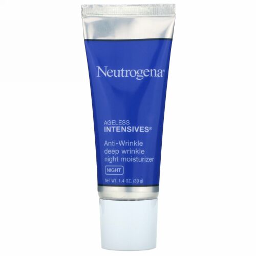 Neutrogena, アンチリンクル・ディープリンクル・ナイトモイスチャライザー、夜用、1.4オンス（39 g）