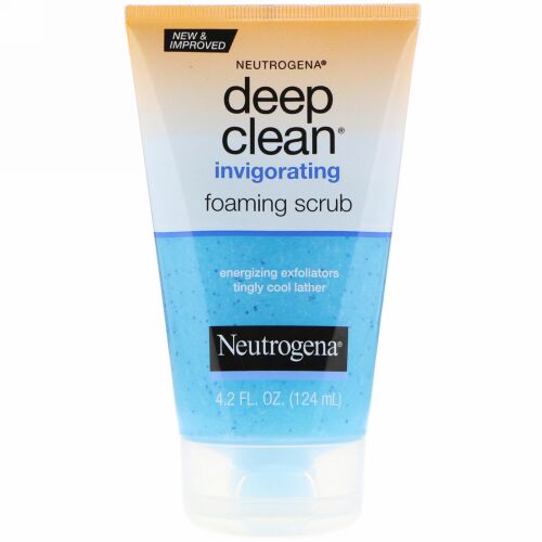 Neutrogena, Deep Clean, Invigorating, Foaming Scrub, 4.2 fl oz (124 ml) (Discontinued Item)