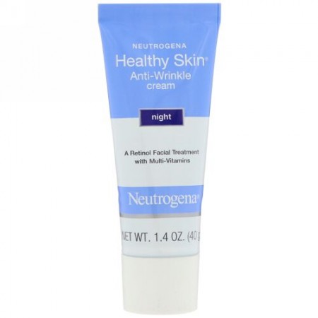 Neutrogena, ヘルシースキン、アンチリンクルクリーム、夜用、1.4 oz (40 g)