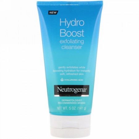 Neutrogena, ハイドロブースト、角質除去クレンザー、5 oz (141 g)