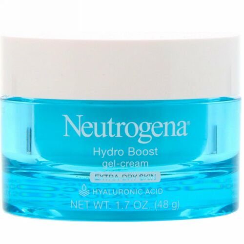 Neutrogena, ハイドロブースト, ジェルクリーム, エキストラドライスキン,無香料,48g（1.7 oz）
