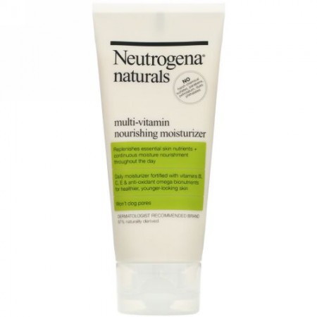 Neutrogena, マルチビタミン栄養モイスチャライザー、3 液体オンス（88 ml）