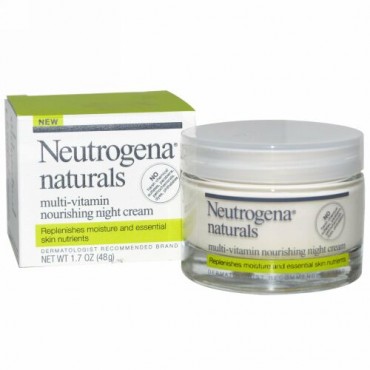 Neutrogena, マルチビタミン栄養ナイトクリーム、1.7 オンス（48 g） (Discontinued Item)