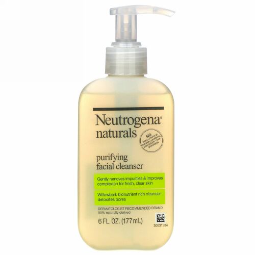 Neutrogena, ピュリファイング・フェイシャル・クレンザー、6 液体オンス（177 ml）