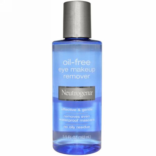 Neutrogena, オイルフリーアイメイクアップリムーバー、5.5 fl oz (162 ml)