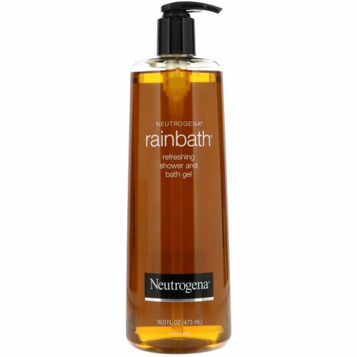 Neutrogena, レインバス、リフレッシュシャワーアンドバスジェル、16 fl oz (473 ml)