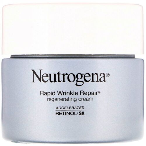Neutrogena, 迅速なしわ修復、リジェネレーティングクリーム、1.7 oz (48 g)