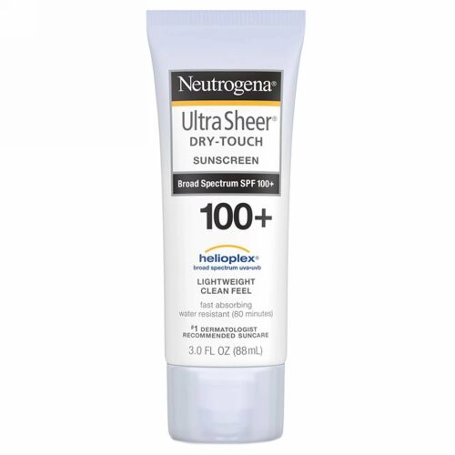 Neutrogena, ウルトラシアー、ドライタッチサンスクリーン SPF 100+、3 fl oz (88 ml)