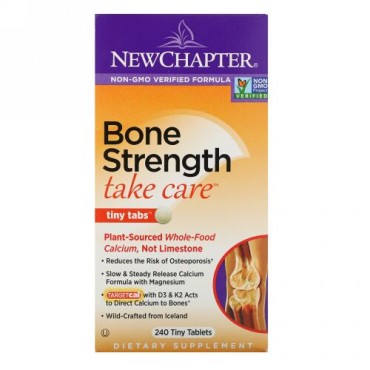 New Chapter, Bone Strength Take Care, 240 Tiny Tablets
