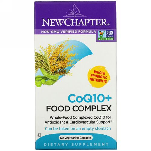 New Chapter, CoQ10+ Food Complex, 60 Vegetarian Capsules (Discontinued Item)
