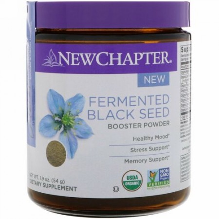 New Chapter, 発酵ブラックシードブースター粉末、1.9 oz (54 g) (Discontinued Item)