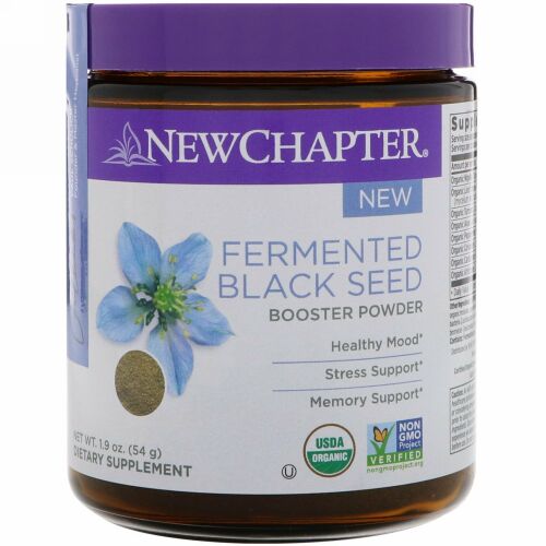 New Chapter, 発酵ブラックシードブースター粉末、1.9 oz (54 g) (Discontinued Item)