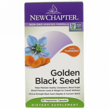 New Chapter, ゴールデンブラックシード、60ベジタリアンカプセル (Discontinued Item)