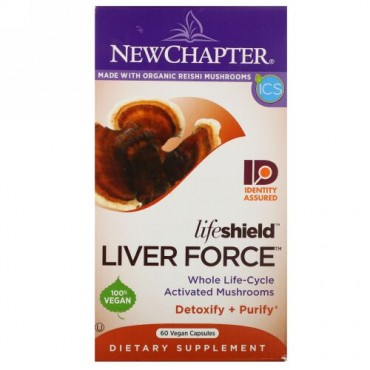 New Chapter, Lifeshield Liver Force, 60 Vegan Capsules (Discontinued Item)