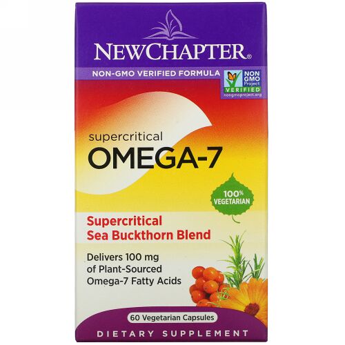 New Chapter, Supercritical Omega-7, 60 Vegetarian Capsules
