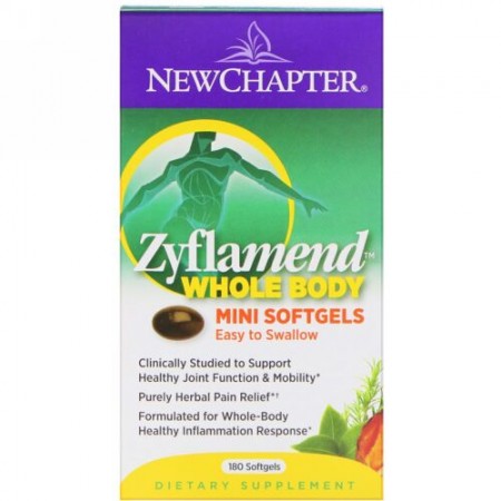 New Chapter, Zyflamend, Whole Body, 180 Mini Softgels
