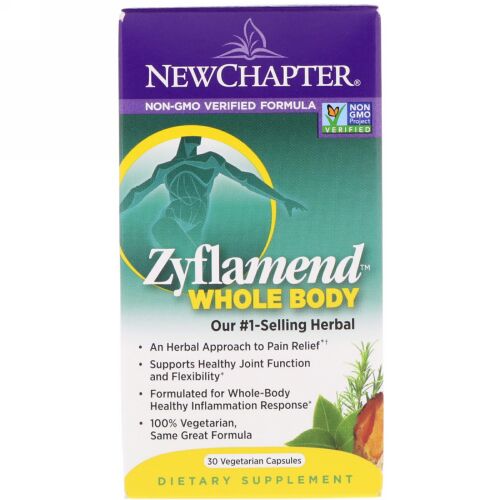 New Chapter, Zyflamend, Whole Body, 30 Vegetarian Capsules (Discontinued Item)