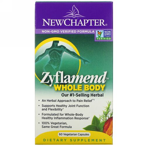 New Chapter, Zyflamend Whole Body, 60 Vegetarian Capsules