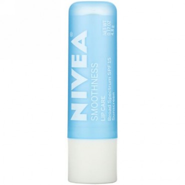Nivea, Lip Care, SPF 15, Smoothness, 0.17 oz (4.8 g)