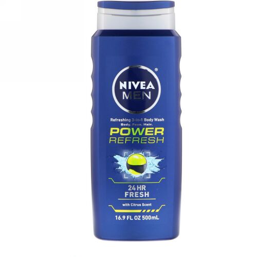 Nivea, パワーリフレッシュ、 3-in-1 ボディウォッシュ、 16.9 fl oz (500 ml) (Discontinued Item)