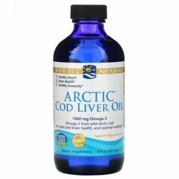 Nordic Naturals, Arctic Cod Liver Oil、8液量オンス (237 ml)