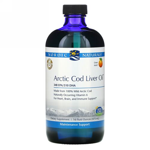 Nordic Naturals, Arctic Cod Liver Oil, Orange , 16 fl oz (473 ml)