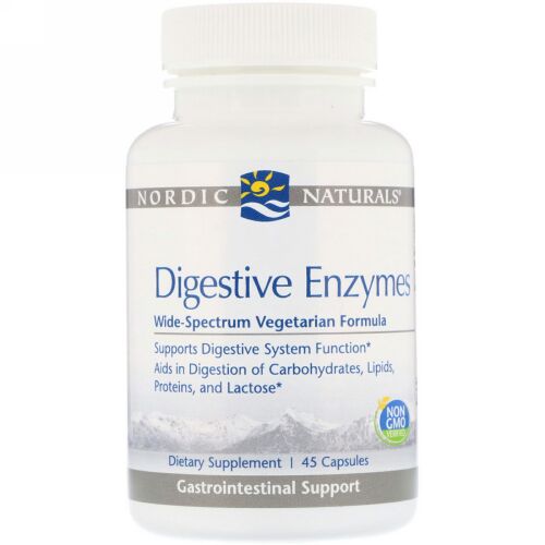 Nordic Naturals, 消化酵素、45カプセル (Discontinued Item)
