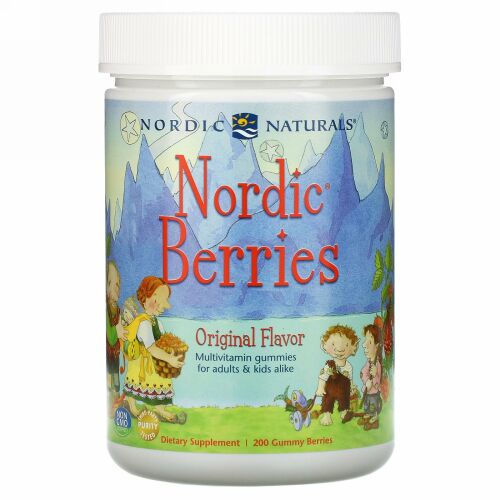 Nordic Naturals, ノルディックベリー、マルチビタミングミ、オリジナル風味、グミベリー200錠