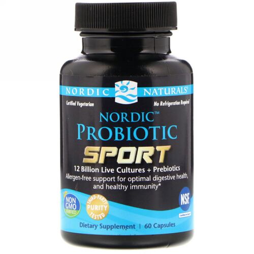 Nordic Naturals, Nordic Probiotic Sport, 60 Capsules (Discontinued Item)