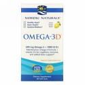 Nordic Naturals, オメガ-3D、レモン味、1000 mg、60 ソフトジェル