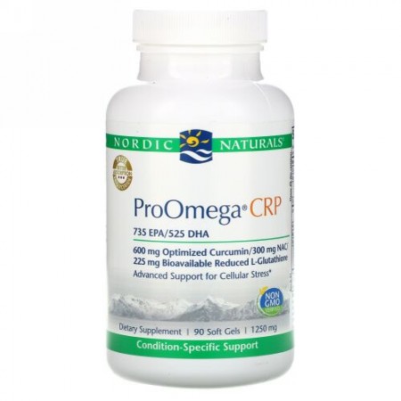 Nordic Naturals, ProOmega CRP、1,250 mg、90ソフトジェル