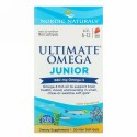 Nordic Naturals, Ultimate（アルティメット）オメガジュニア、ストロベリー、680mg、ミニソフトジェル90粒