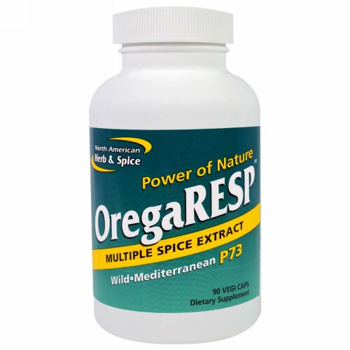 North American Herb & Spice, OregaResp, マルチプルスパイスエキス, 90 ベジカプセル (Discontinued Item)