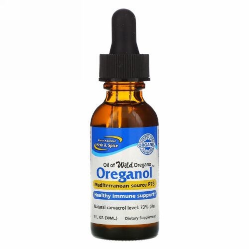 North American Herb & Spice, ワイルドオレガノール、オレガノ油、1液体オンス（30ml）