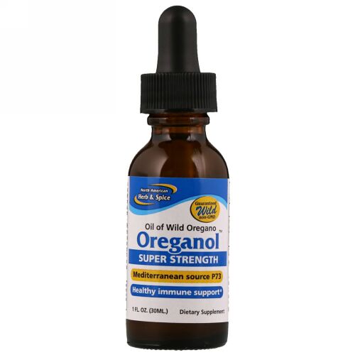North American Herb & Spice, オレガノール、 スーパー強力、 1 fl oz (30 ml)