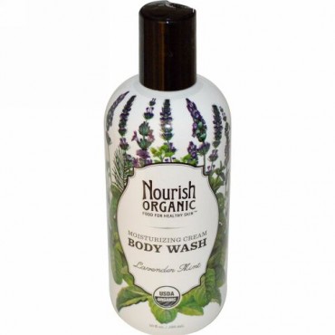 Nourish Organic, ボディウォッシュ、ラベンダーミント、10液量オンス（295 ml） (Discontinued Item)