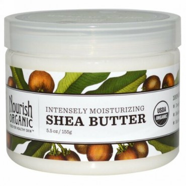 Nourish Organic, インテンスリー・モイスチャライジング・シアバター, 5.5 オンス (155 g) (Discontinued Item)