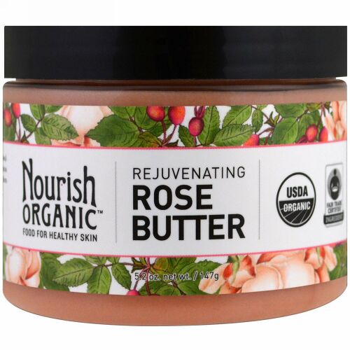 Nourish Organic, 若返るローズバター、5.2 oz (147 g) (Discontinued Item)