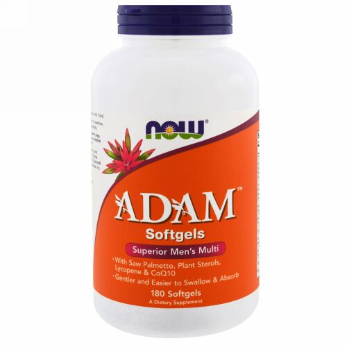 Now Foods, Adam、スーペリアメンズマルチ、180ソフトジェル