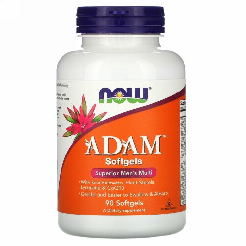 Now Foods, アダム、スーペリア・メンズマルチ、ソフトジェル90粒