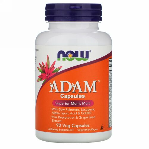 Now Foods, ADAM、スーペリアメンズマルチ、植物性カプセル90粒