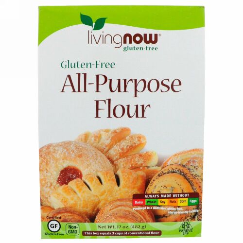 Now Foods, 万能小麦粉, グルテンフリー, 17オンス (482 g)