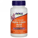 Now Foods, アルファリポ酸、エクストラストレングス、600mg、植物性カプセル60個