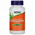 Now Foods, アシュワガンダ、標準化エキス、450mg、ベジカプセル90粒