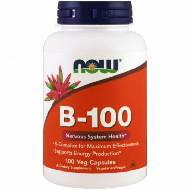 Now Foods, B-100, 100ベジカプセル