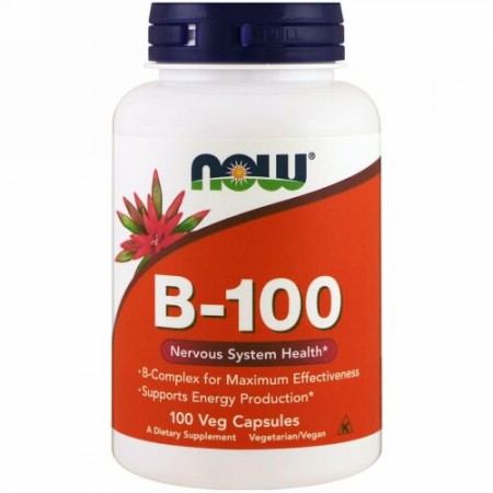 Now Foods, B-100, 100ベジカプセル