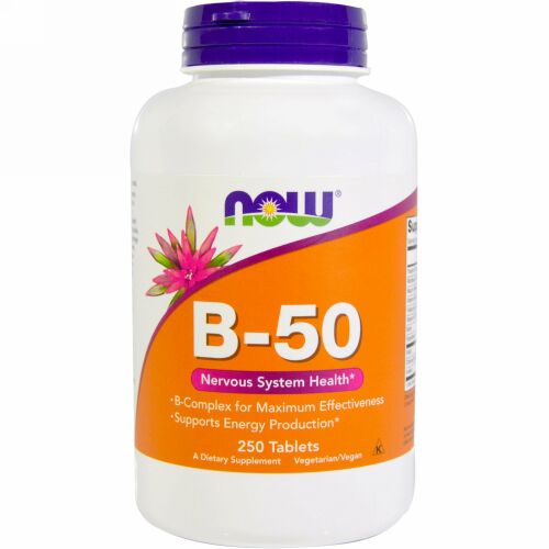 Now Foods, B-50、250粒