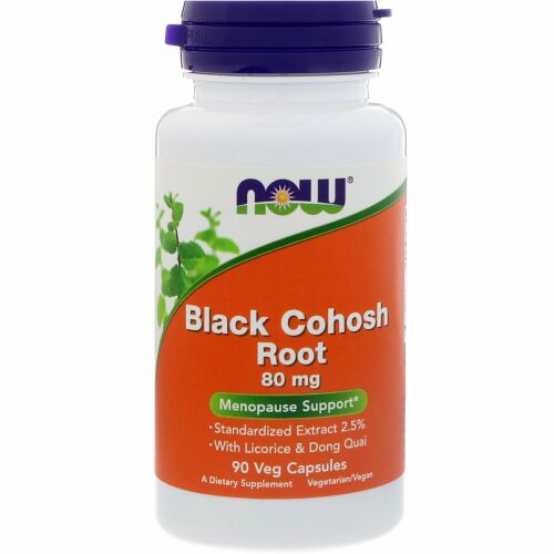 Now Foods, ブラック コホッシュ ルートウィズ リコリス＆ドンクアイ, 90 カプセル